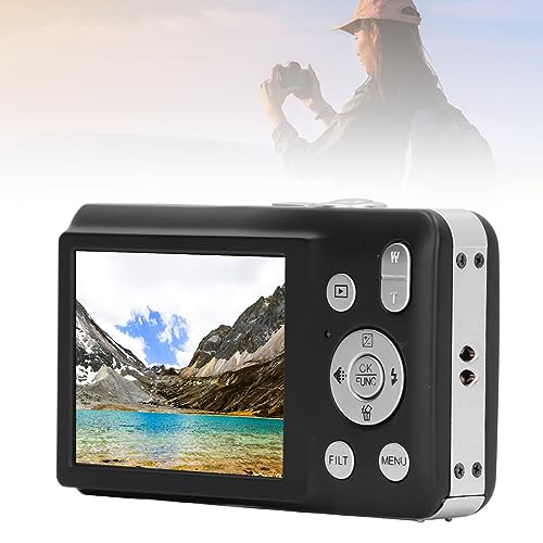 Cámara digital compacta 8K 68MP con pantalla dual miniatura 5