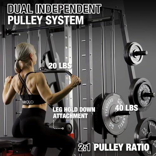 Mikolo M4 Power Rack Stability and Storage