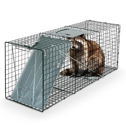 Humane Way Sentinel 32 Inch Live Animal Trap - No Assembly Required - Safe Medium Traps for All...