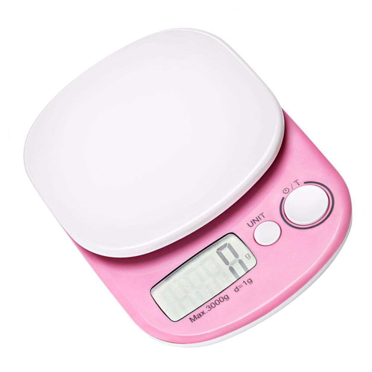 Mini Electronic Food Scale 1g Precision Digital Kitchen Weighing Scale Plastic 3kg Capacity Compact Home Measuring Tool for Cooking Baking