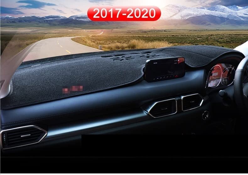 Protector de alfombras para salpicadero de Mazda CX-5 2017-2020 con acabado elegante 2
