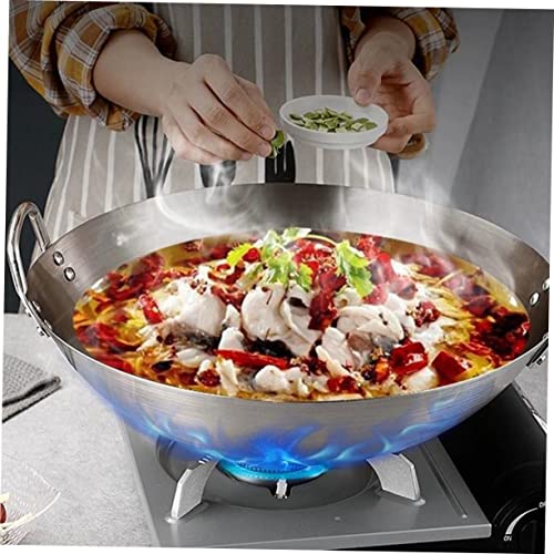 Wok de Acero Inoxidable con Doble Asa Ergonomica miniatura 5