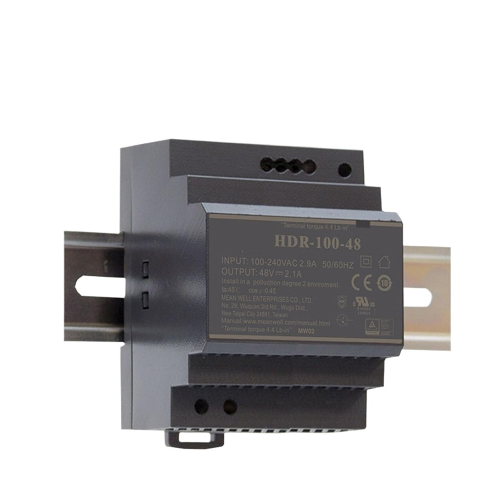 DIN-Schienen-Schaltnetzteil 100W Step Shape ~ W DIN Rail HDR-100-12 | 12V HDR-100-15 | 15V HDR-100-24 | 24V HDR-100-48 | 48V(HDR-100-12)