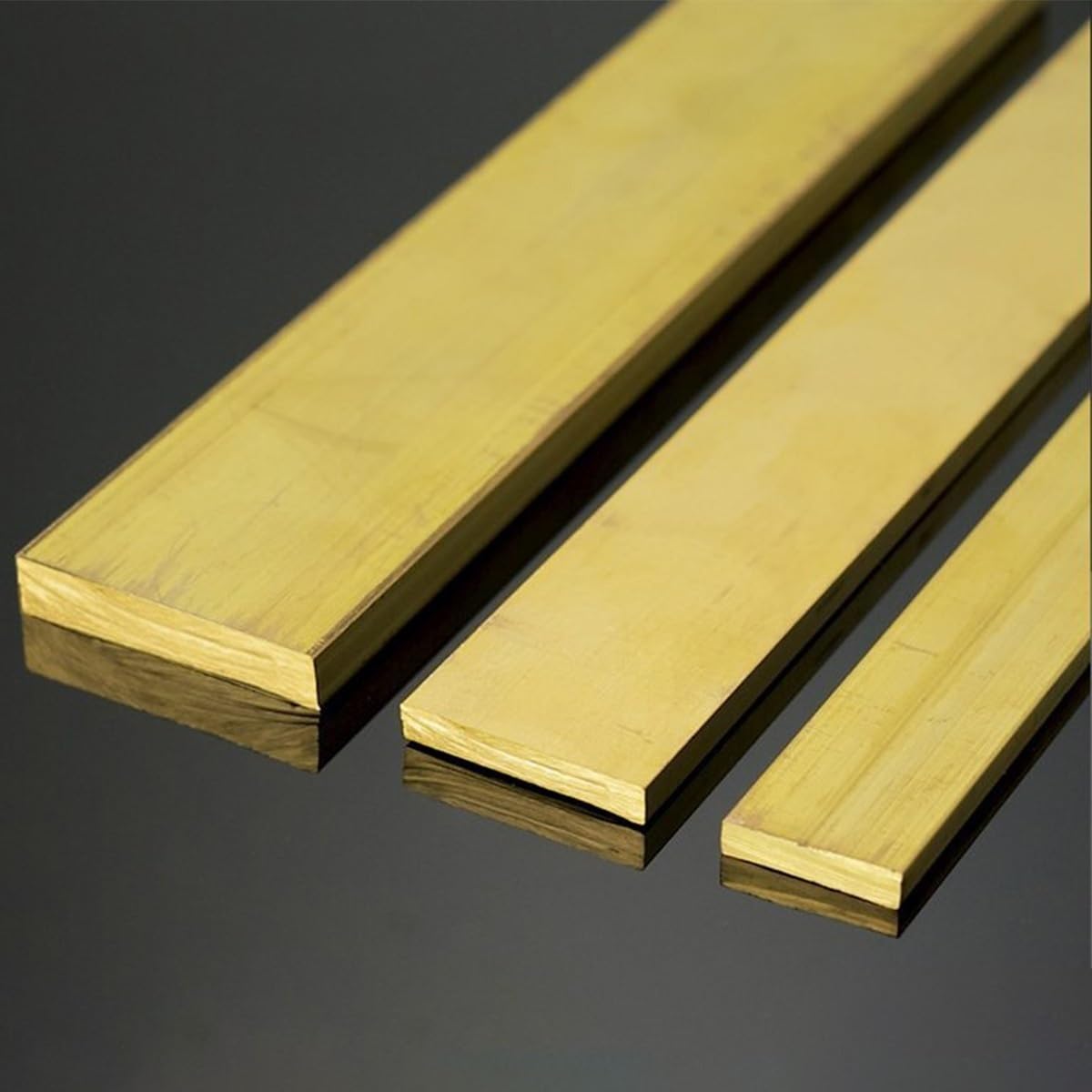 Barre plate en laiton, épaisseur 2mm, longueur 500mm, plaque métallique carrée, bande rectangulaire(2 * 30 * 500mm)