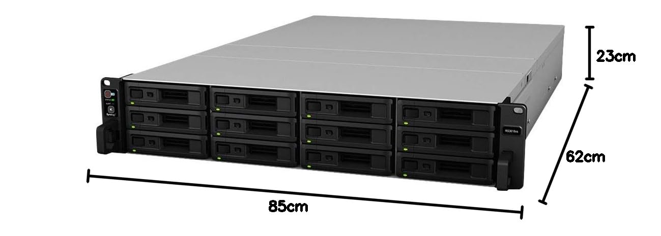 Synology RS3618XS 12-Bay NAS Rack Gehäuse