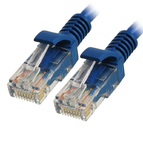 Cable de red Ruilogod RJ45 CAT5 2.5 m azul miniatura 1