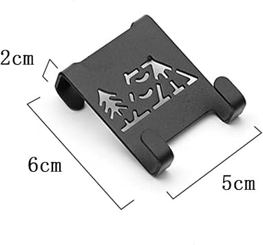 Menolana Camping Table Gas Tank Hook Gas Canister Tank Hanger Clip Compact Cast Iron Organizer Storage Rack for Climbing Backpacking, Single Hook