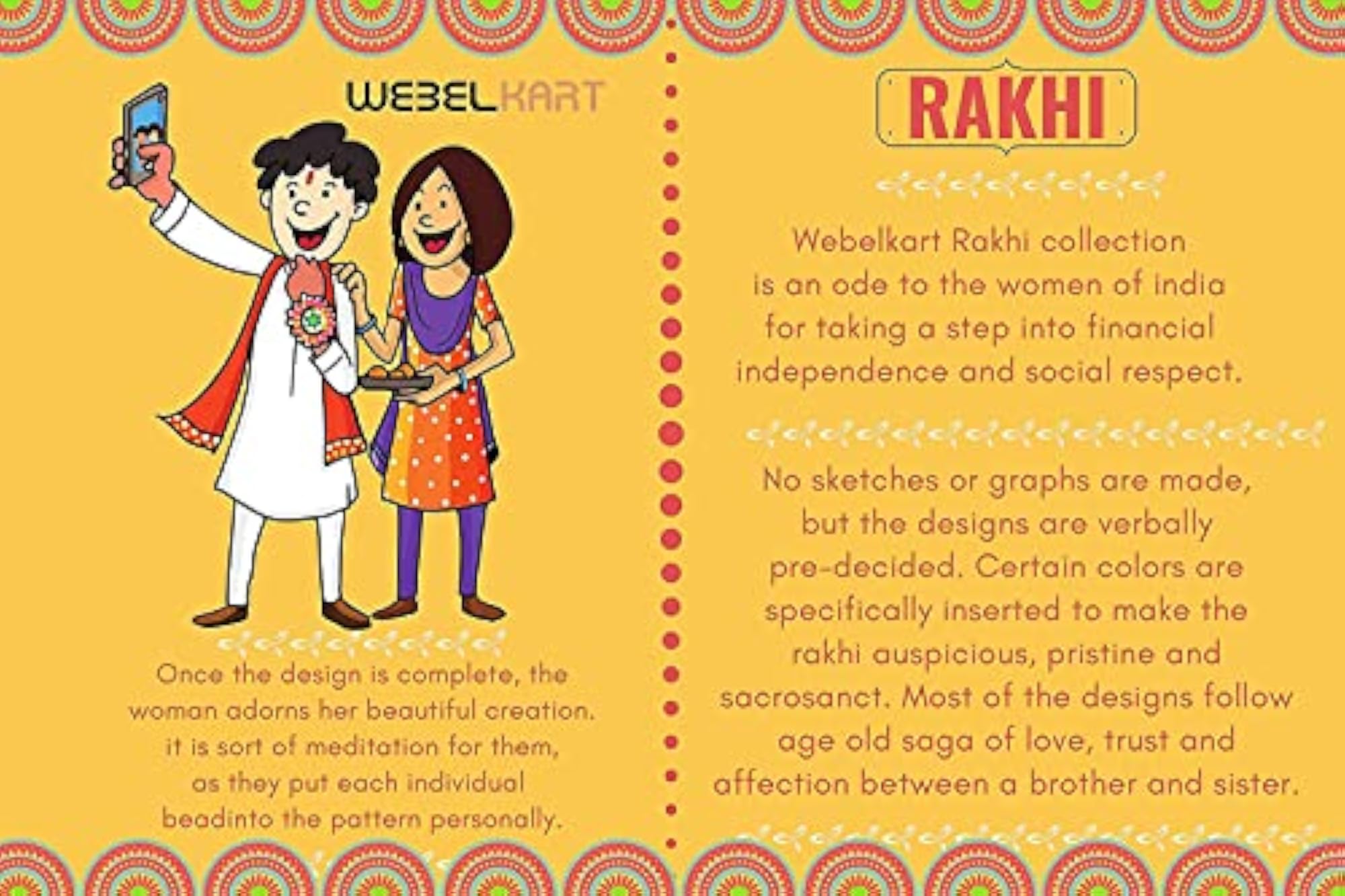 Combo of 3 Rakhi with Greeting Card and Moroccan Tealight Candle Holder