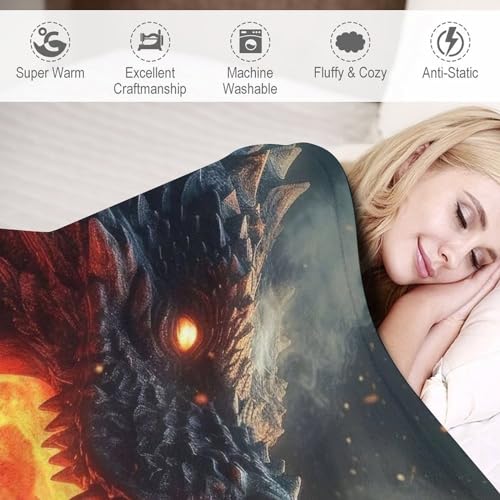 Manta de dragón para sofá: tardes de lectura con confort 6