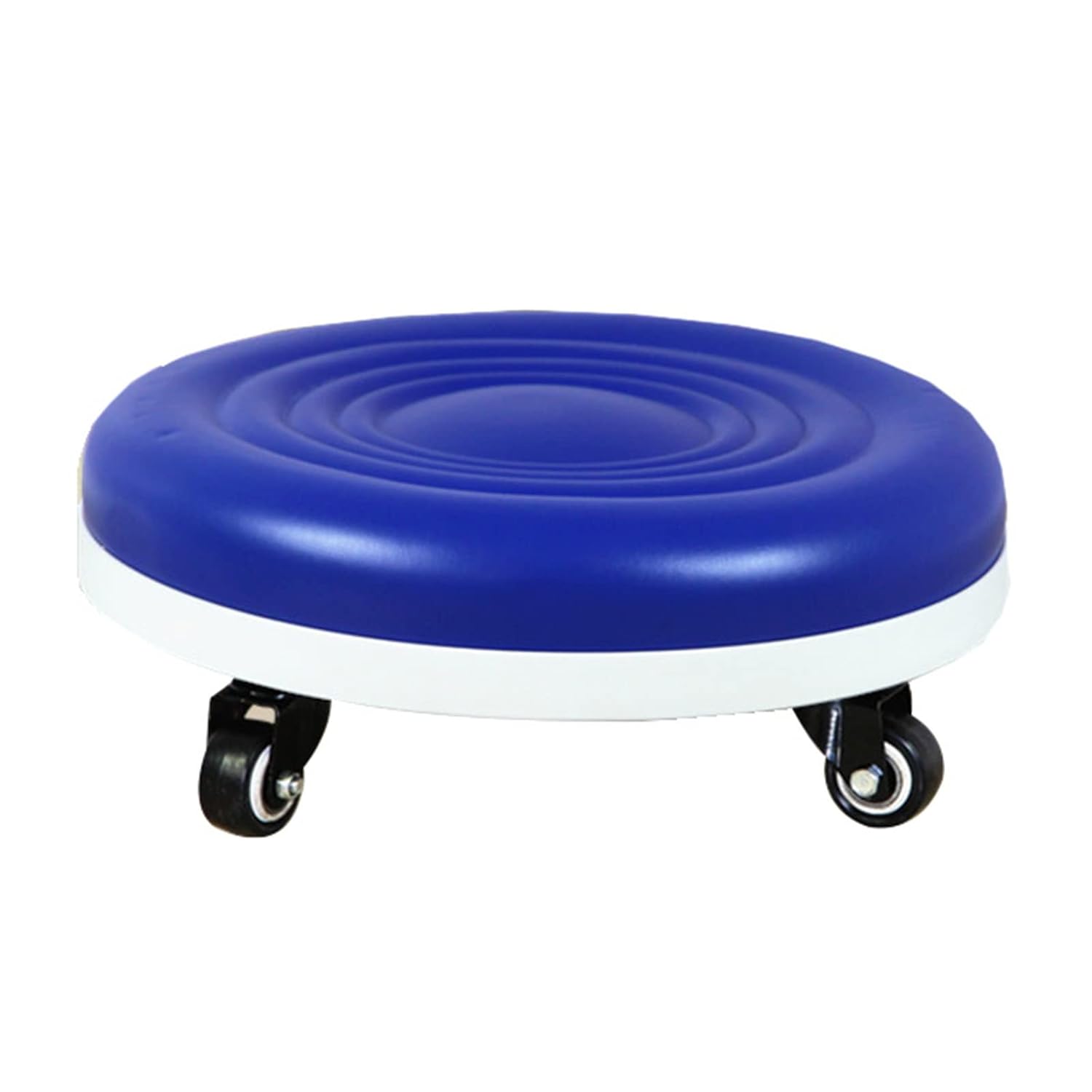 Low Stool with Wheels for Cleaning, Adults/Toddler/Elderly Safe Sitting Stools