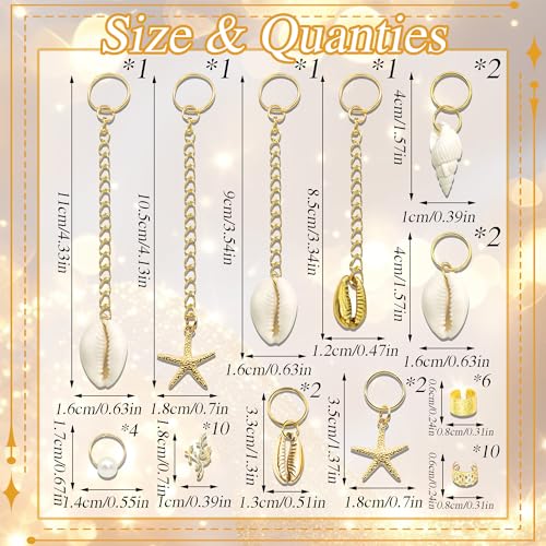 Accesorios metálicos de pinzas para cabello NAISKA 42 piezas miniatura 3