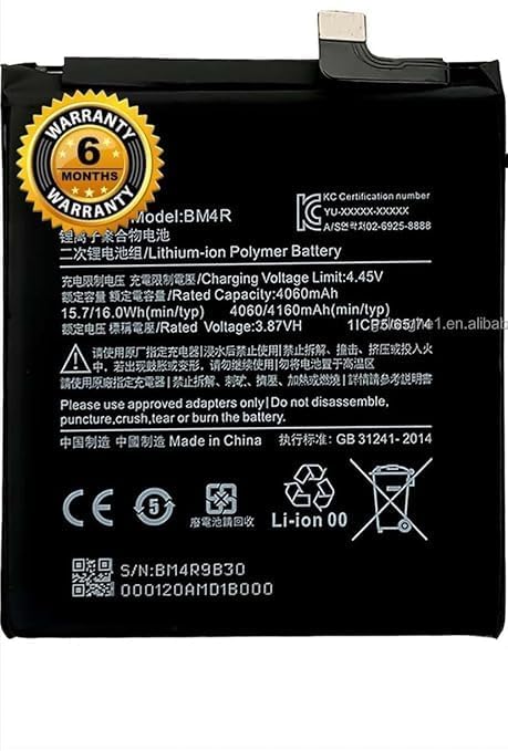 Image of Original BM4R Battery for Xiaomi Mi 10 Lite 5G (M2002J9G, M2002J9S, XIG01) Battery with 6 Month Warranty****(RFG104)
