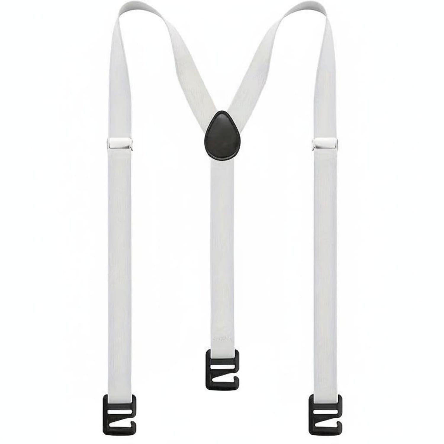 snappsy invisible design belt loop hook suspenders vintage design adjustable elastic suspenders adjustable elastic braces for hiking, skiing, outdoor, white