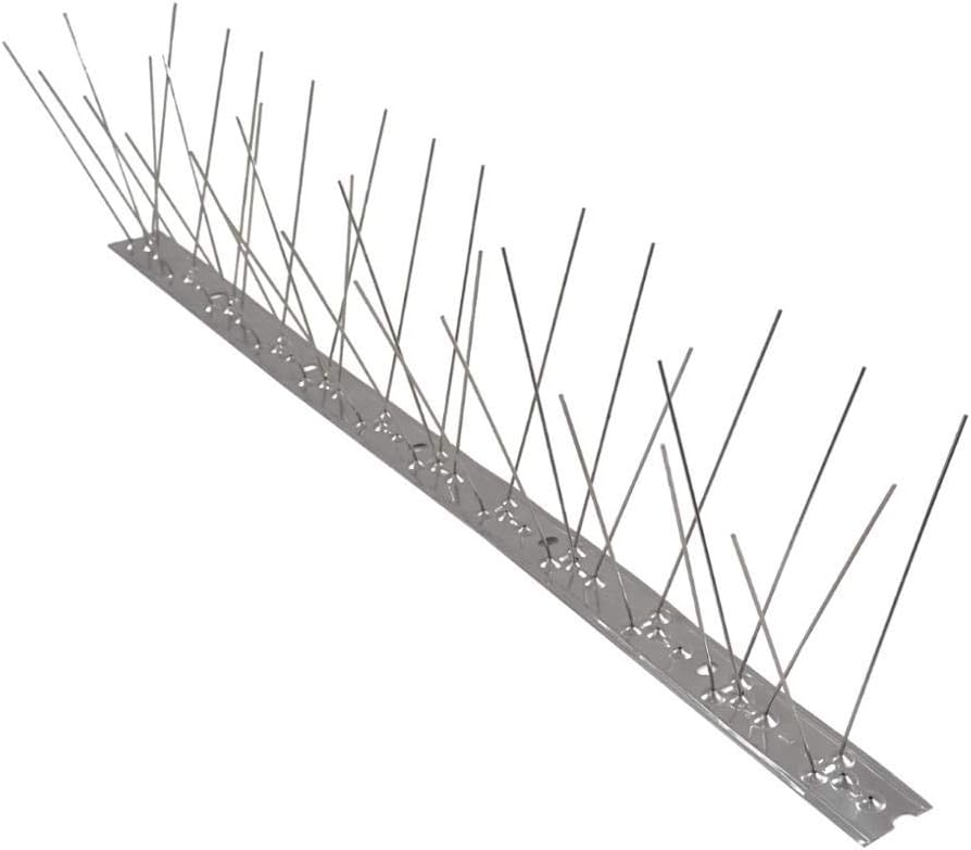 AMAE Stainless Steel Bird Spikes for Pigeons and Other Small Birds, Contains no Plastic - 100 Centimetre