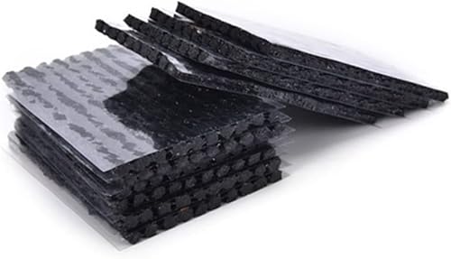 Miniatura 6 de ERINGOGO 150 Uds. Herramienta de reparación de neumáticos, cuerda de reparación de pinchazos de neumáticos de cinta negra, línea de reparación de