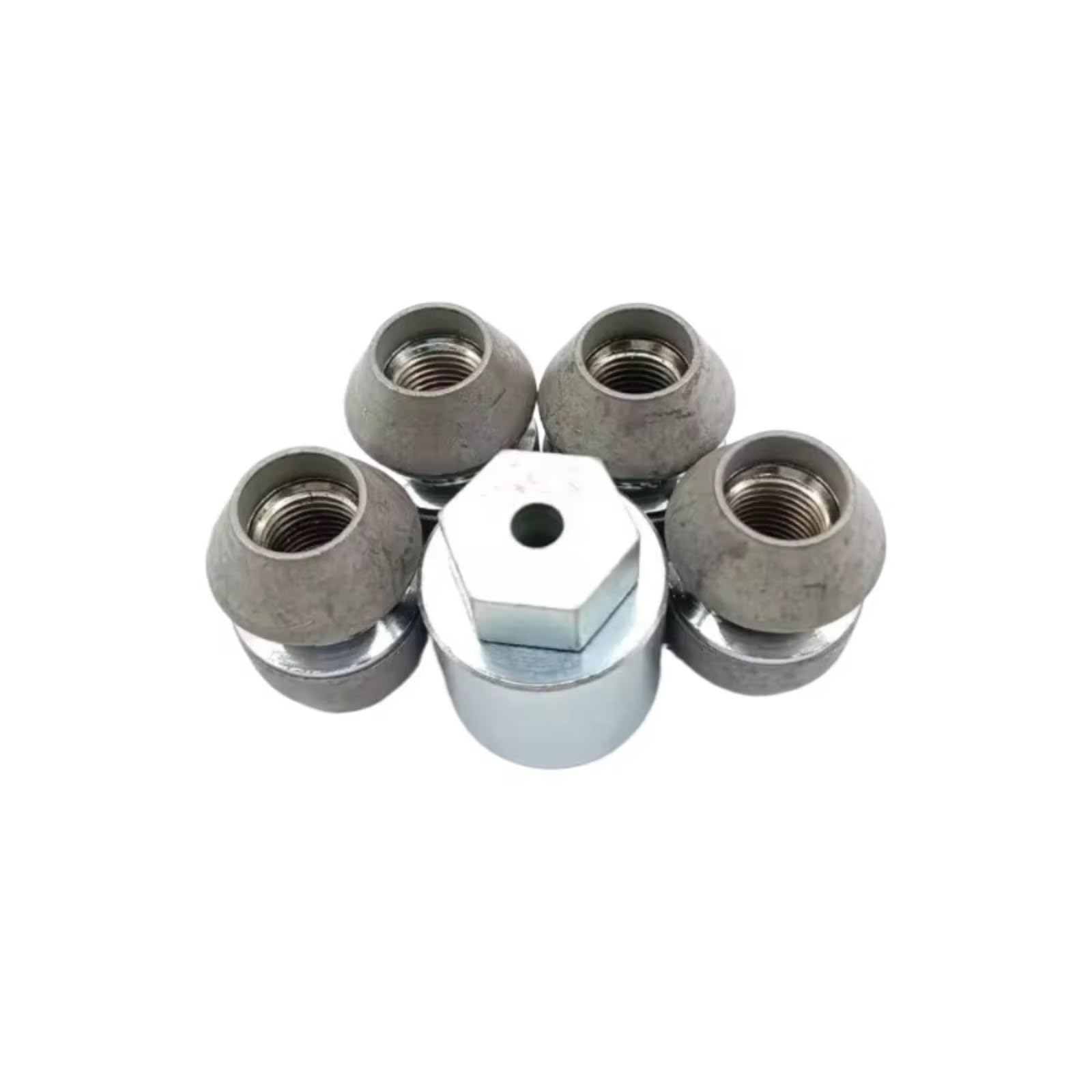 Boulons antivol de Roue pour Range Rover Evoque 2012-2018 - Clé pour vis antivol - Écrou de Roue - Référence OEM : LR037026