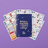Erin Condren Budget Book Bundle with Stickers(Includes Petite Planner w/Illustrative and Functional Stickers
