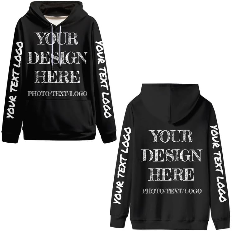Sudadera con capucha personalizada Diseña tu propio jersey Sudaderas personalizadas Sudaderas con capucha personalizadas Hombres Mujeres con