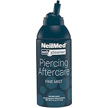 NeilMed NeilCleanse Piercing Aftercare, Fine Mist, 6.3 Fluid Ounce
