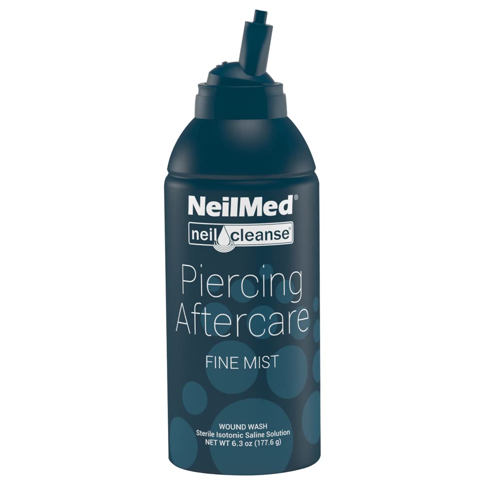 NeilMed NeilCleanse Piercing Aftercare Fine Mist 6 3 Fluid Ounce