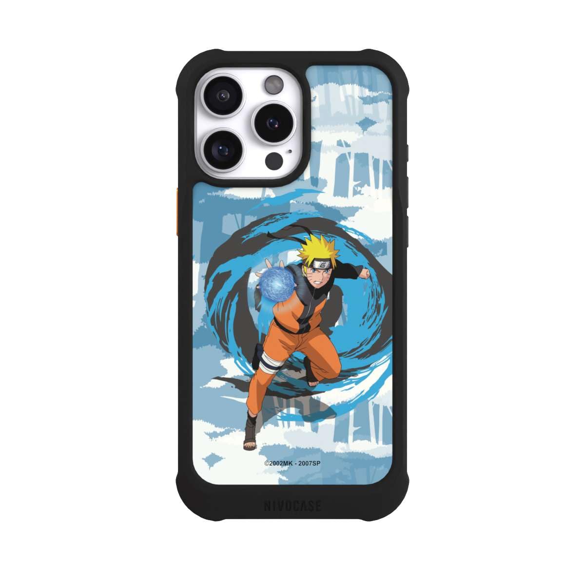 Coque compatible avec Apple iPhone 16 Pro Max Naruto noire premium MagSafe - 2