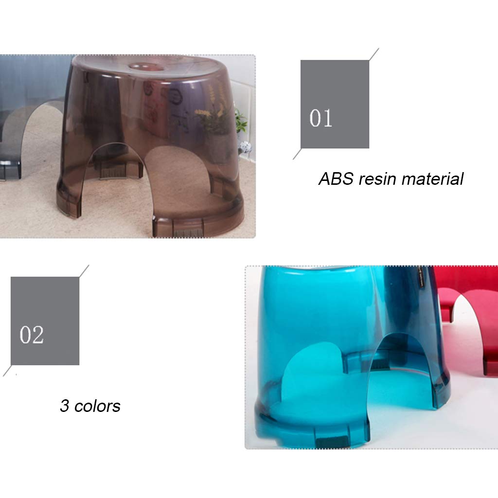 Antideslizante Taburete De Ducha Espesar Asiento de plástico Escabel en el baño Bañera Ayuda de Movilidad para niños Adultos Personas Mayores 3 Colores