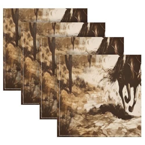 Servilletas de Tela Cuadradas 50.5 x 50.5 cm Pack 6 miniatura 5
