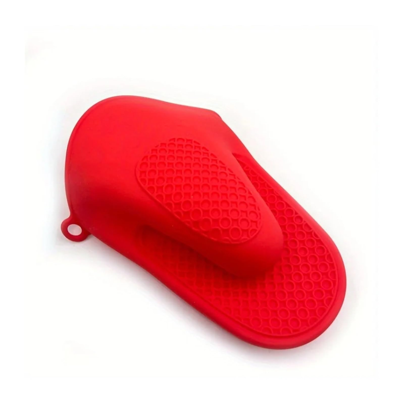1PC Kitchen Gloves, Grilling Oven Mitts, Heat Resistant BBQ Silicone, For Barbecue(Red)
