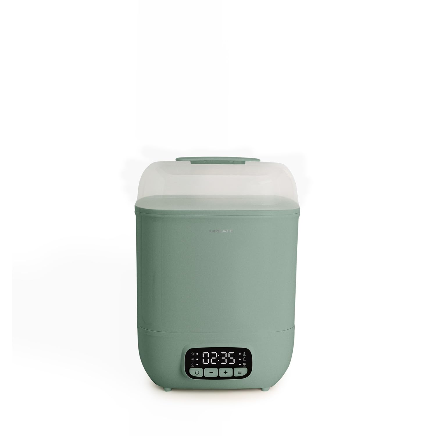 CREATE/BABY BOTTLE CARE/Multifunktionssterilisator mit Trocknungsfunktion Salbeigrün/Fassungsvermögen 8 Flaschen, vollständige Trocknung, sterile Aufbewahrung, Flaschenwärmer,Obsttrocknung, 600W