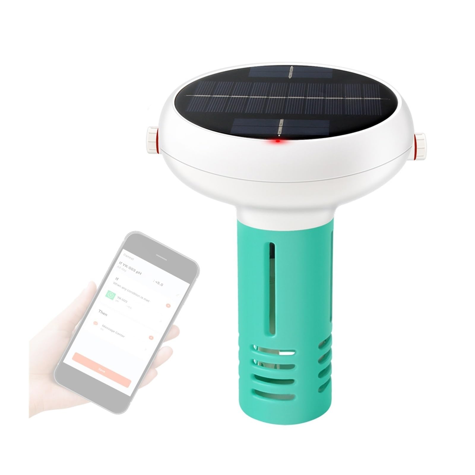 Zestaw do badania wody, Intelligent Chlorin Meter 7 in 1 PH ORP EC Total Dissolved Solids Salinity Temp CL Test Swimming Pool Water Tester