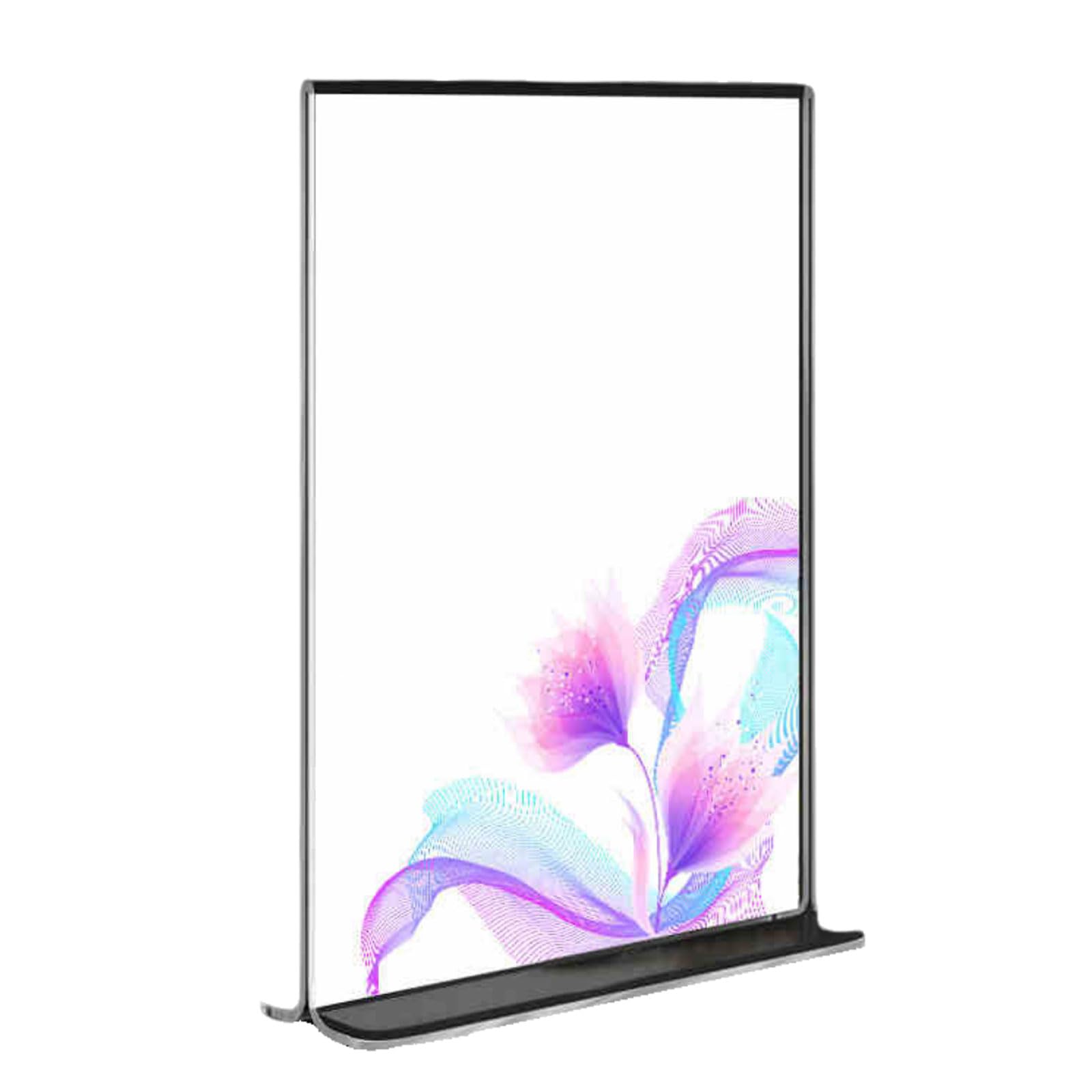 Soporte Carteles De AcríLico,Soporte para Carteles De AcríLico para MenúS,Soporte De Menú De AcríLico,Soporte para Menu Restaurante,Pantalla De Doble Cara,Apto para Restaurantes