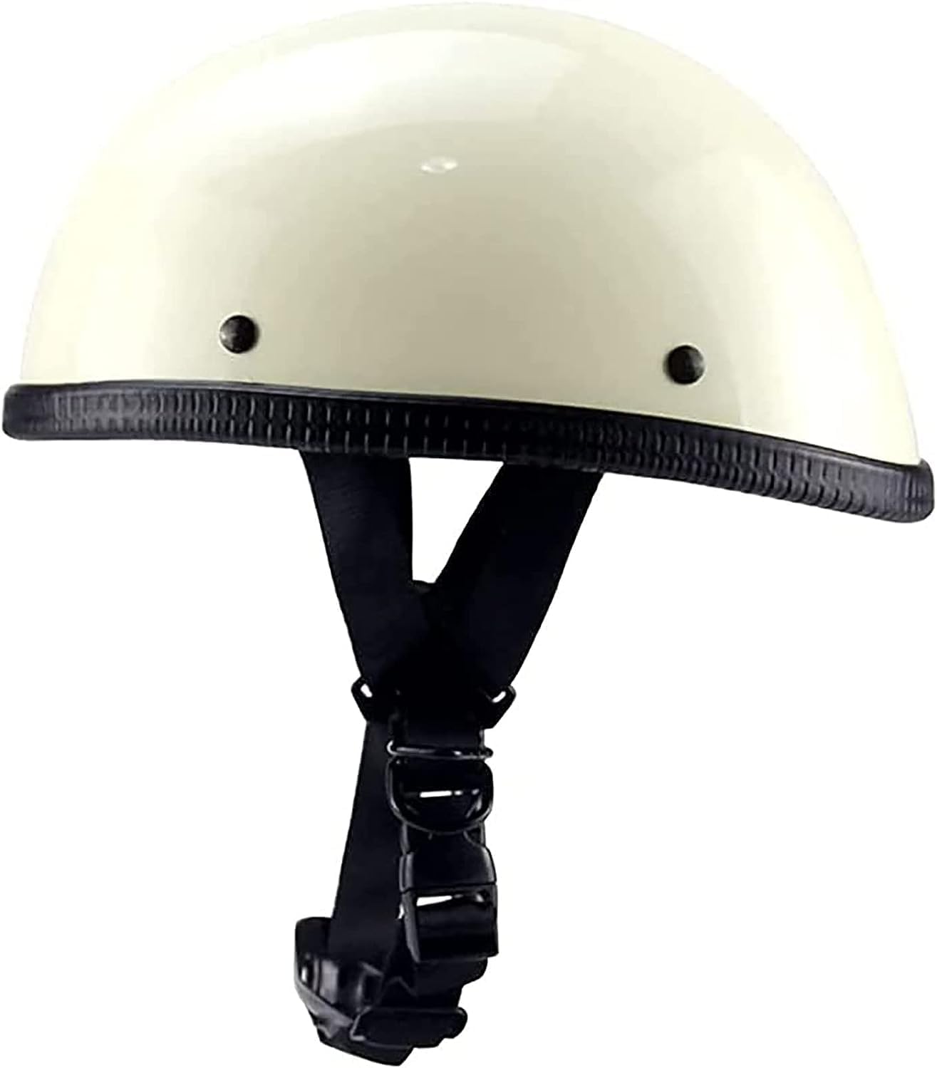 Light Breathable Motorcycle Open Face Helmet DOT/ECE Approved Vintage Motorbike Half Helmet Unisex for Adult Street Cruiser Jet Style Scooter Moped Skull Cap Helmet