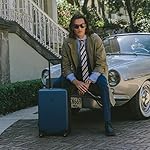 LEVEL8 Carry on Luggage Airline Approved, Carry-on Suitcases with Wheels, Lightweight Hardside Luminous Textured Luggage for Travel with Tsa Lock, 20 Inch, Navy - Image 2