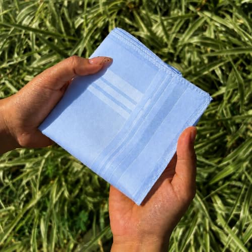 Image of HEELIUM Bamboo Handkerchief for Men & Women | Ultra Soft & Absorbent | Multipurpose Premium Rumal | Large Size 43 x 45 CM