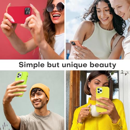Image of LOVE 3000 Compatible with iPhone 12 Pro Max Phone Case | Thickening 2.1 MM Liquid Silicone | Anti-Scratch Microfiber Lining | Full-Body Duty Heavy Protection Case for Men, Fluorescent Green