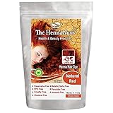 Tinte/tinte para cabello y barba con henna 100 gramos - Color de cabello sin químicos - The Henna Guys (1 Pack, Natural Red)