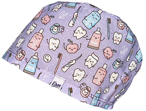 KIROX Gorro quirófano DENTAL LILA pelo largo Cover