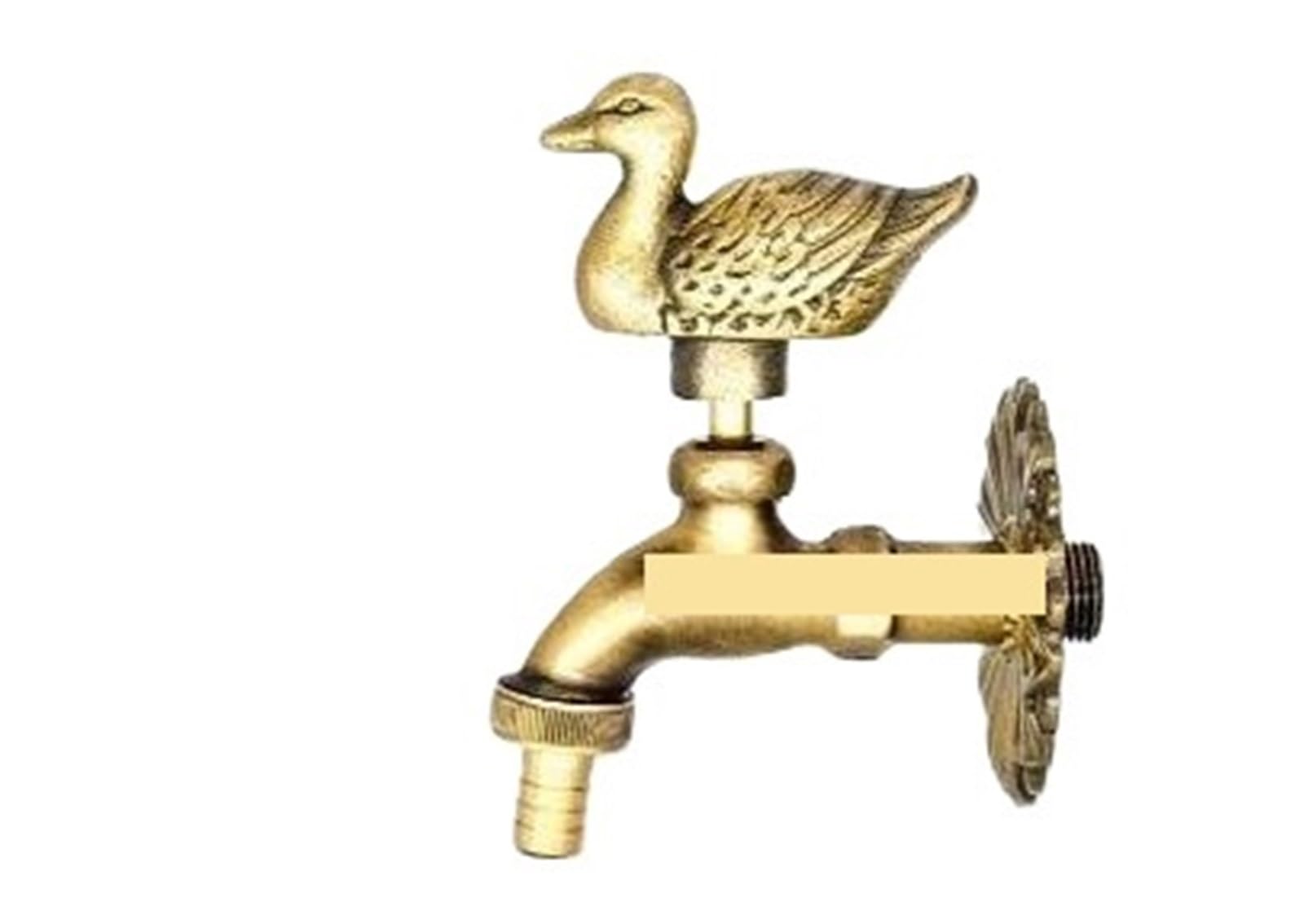 Outside Tap Outdoor Garden Faucet Shape Bibcock with Antique Brass Tap for Washing Mop/Garden Watering(TYPE22)