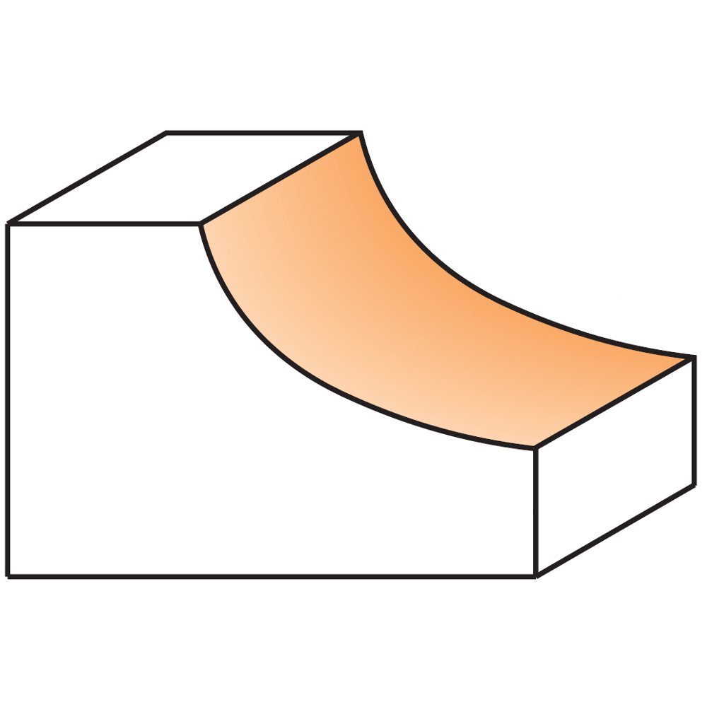 CMT 837.955.11 bit zatoczkowy o średnicy 5 cm z trzpieniem 1/2 cala