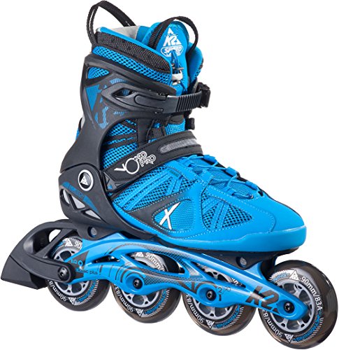 K2 Inline Skates VO2 90 PRO M Für Herren Mit K2 Softboot, Black - Blue,...