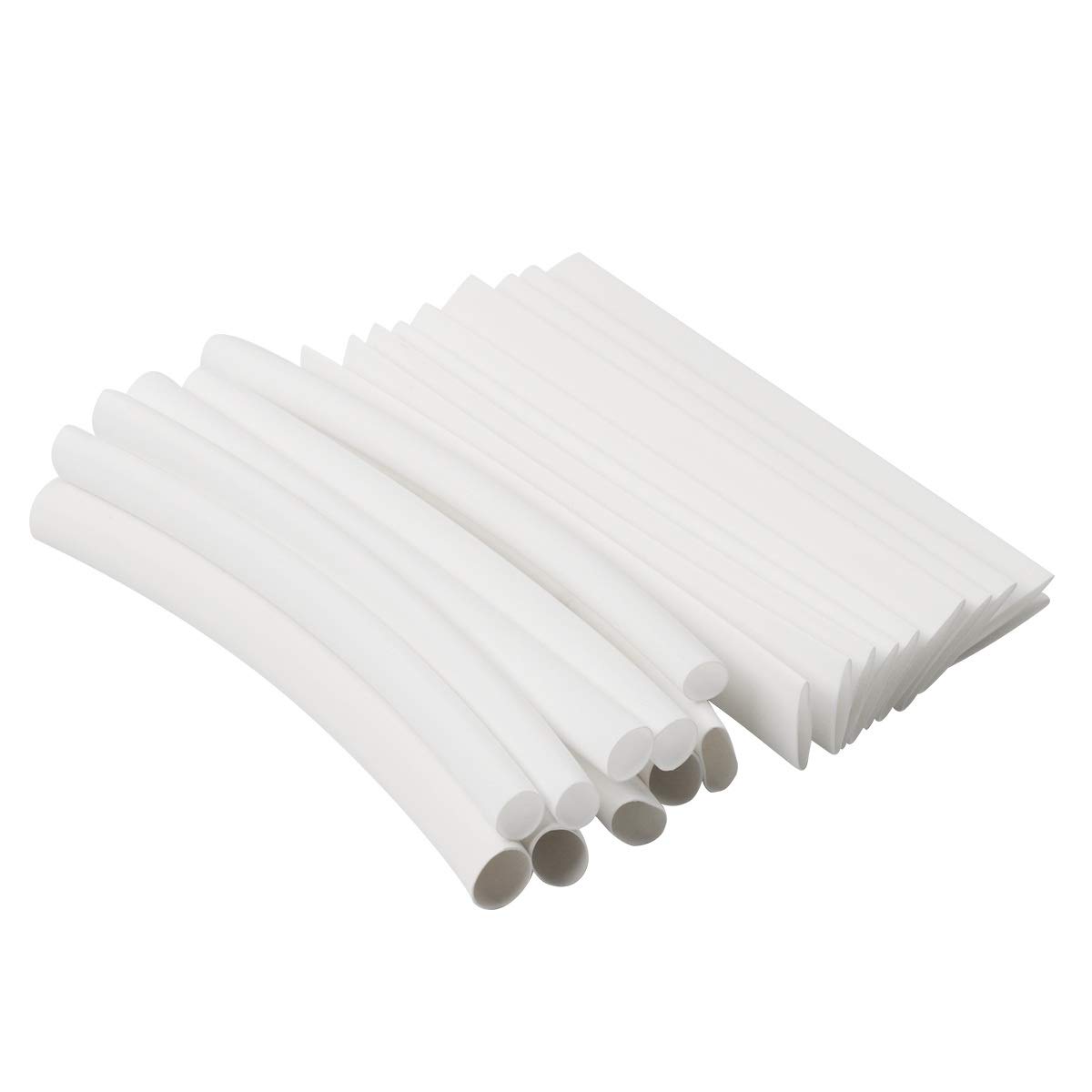 Kit guaina termorestringente, isolamento cavo, 5 metri, bianco da 1 mm a 120 mm, guaina termorestringente | 60mm