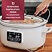Crock-Pot Programmable 6-Quart Slow Cooker with Sous Vide, Oat Milk