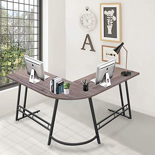 Buy LUFEIYA L Shaped Desk Corner Computer Desks for Small Space Home
