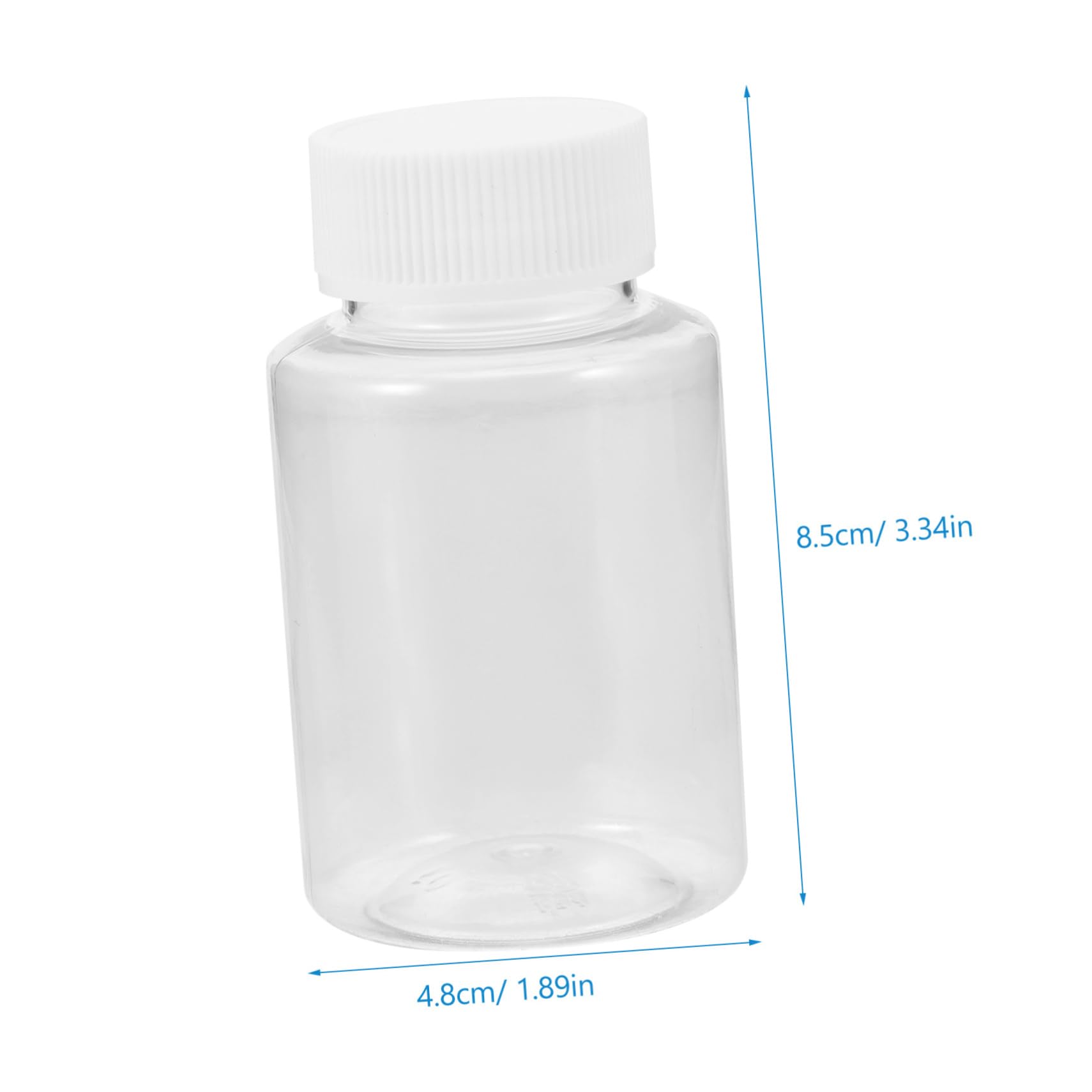 VILLFUL 6pcs Oil Sample Bottle Sample Vial for Laboratory Sample with Caps Reagent Sealing Bottles with Caps Empty Chemical Reagent Bottles Sampling Bottle Sampling Vial The Pet