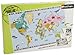 Nathan 86935- Puzzle Infantil Mapamundi (250 Piezas)
