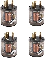 Vista 9 de 4 unids 2 pin 12 V señal de giro electrónico relé intermitente 2 clavijas 20 amperios para universal automóvil, motocicleta, bicicleta, scooter Fix