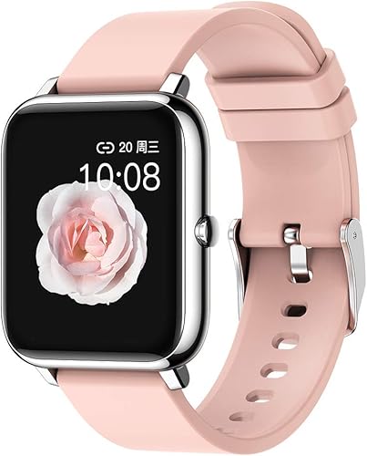 HANDA - Reloj inteligente para hombres y mujeres, monitor de actividad deportiva con pantalla táctil completa, reloj inteligente con frecuencia disponible en Yaxa Peru