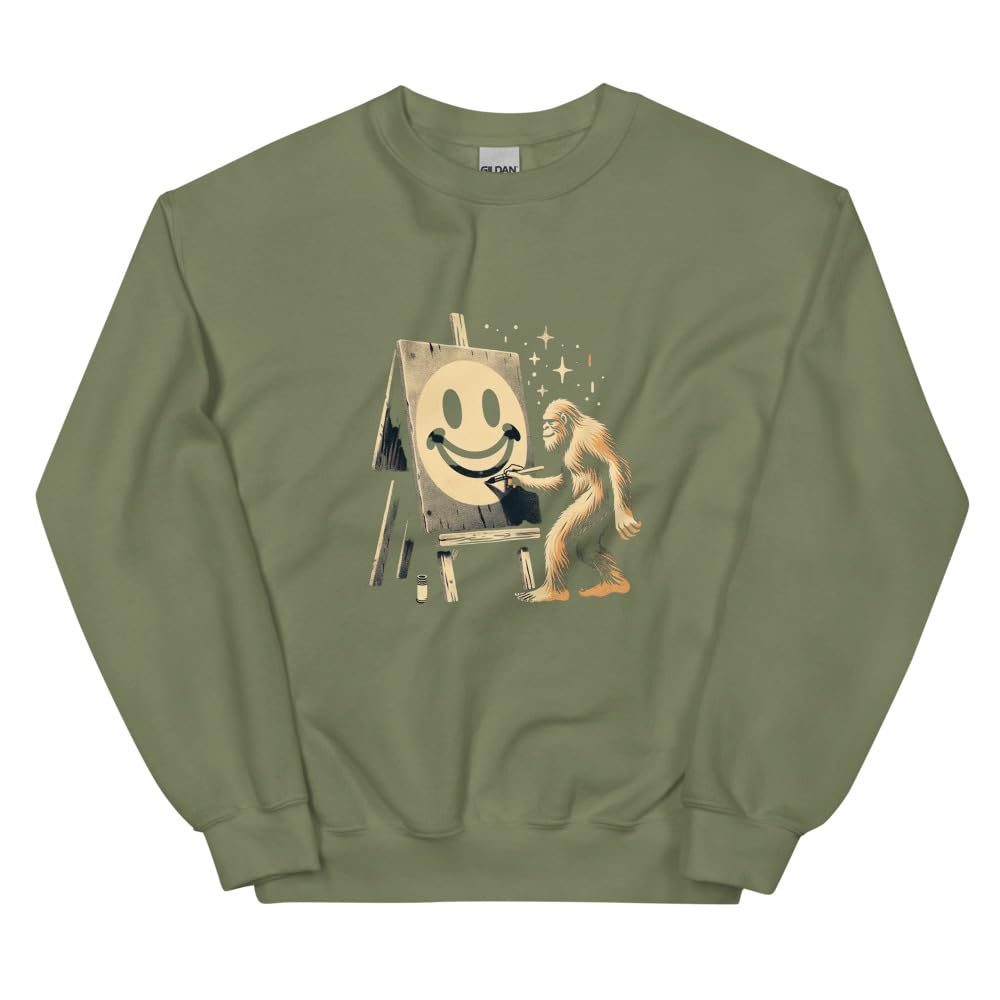 Pull avec smiley grand format pour exprimer votre bonne humeur rétro