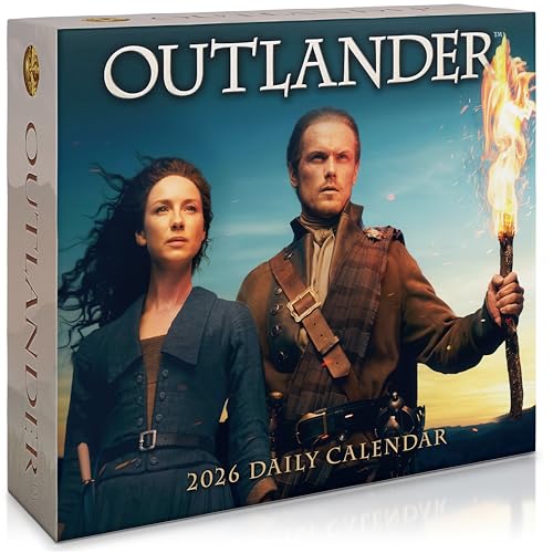 Outlander 2026 Daily Desk Calendar: Boxed Page-a-Day Calendar with Day-to-Day Quotes, Images & Timeless Moments from The Beloved TV Series