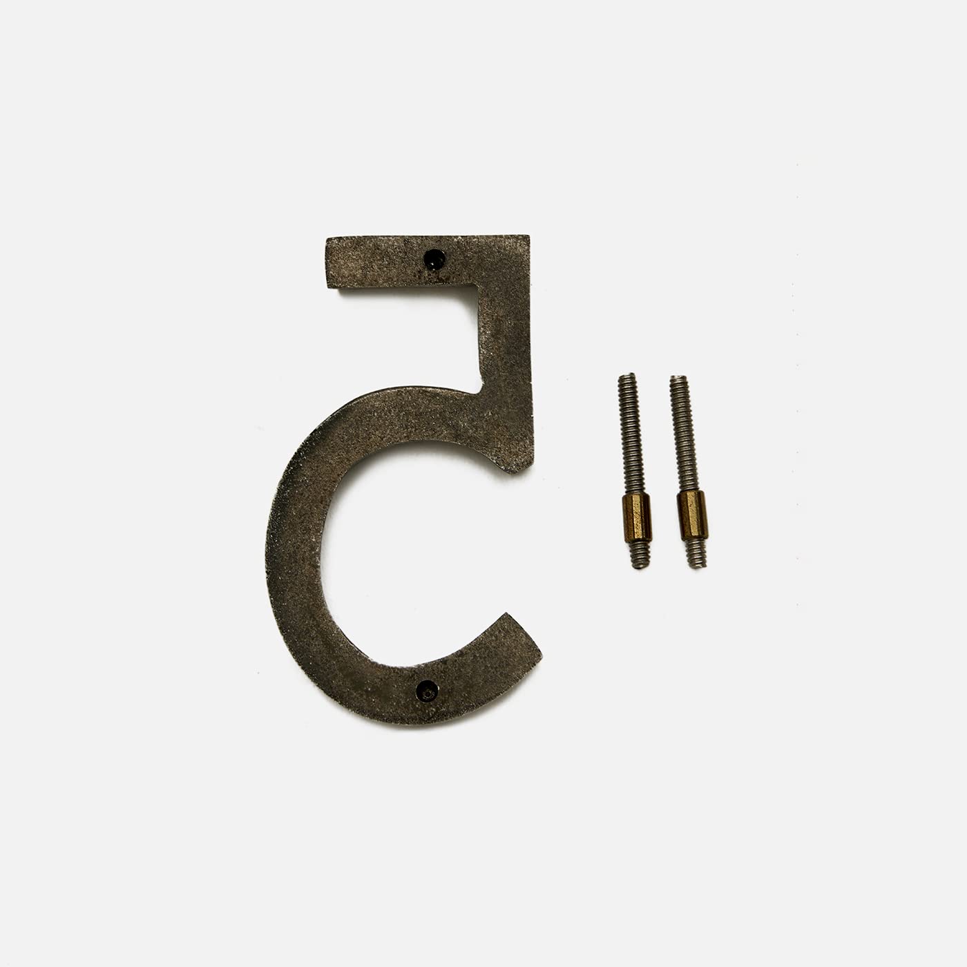 DecorTwist® Metal House Number Modern Silver House Numbers For Flat Door Hostel Hotel Lodge Apartment College Library Rack Number Warehouse 10cm 4 Inch Height (Number 9) — Amazon image 9
